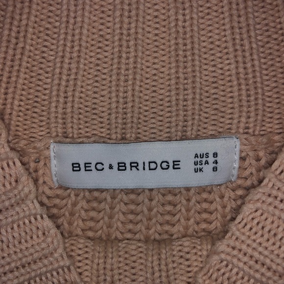 Bec and Bridge Snap Neck Sweater - Size 4 - Picture 2 of 3